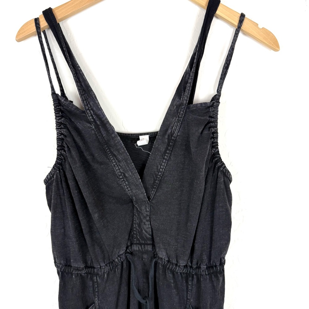 Anthropologie Black Sleeveless Utility Jumpsuit - Picture 6 of 12